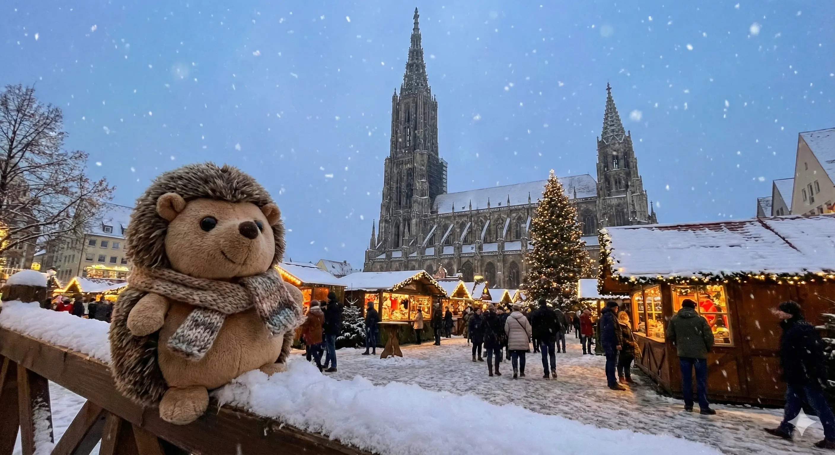 Ulmer Weihnachtsmarkt mit Münster